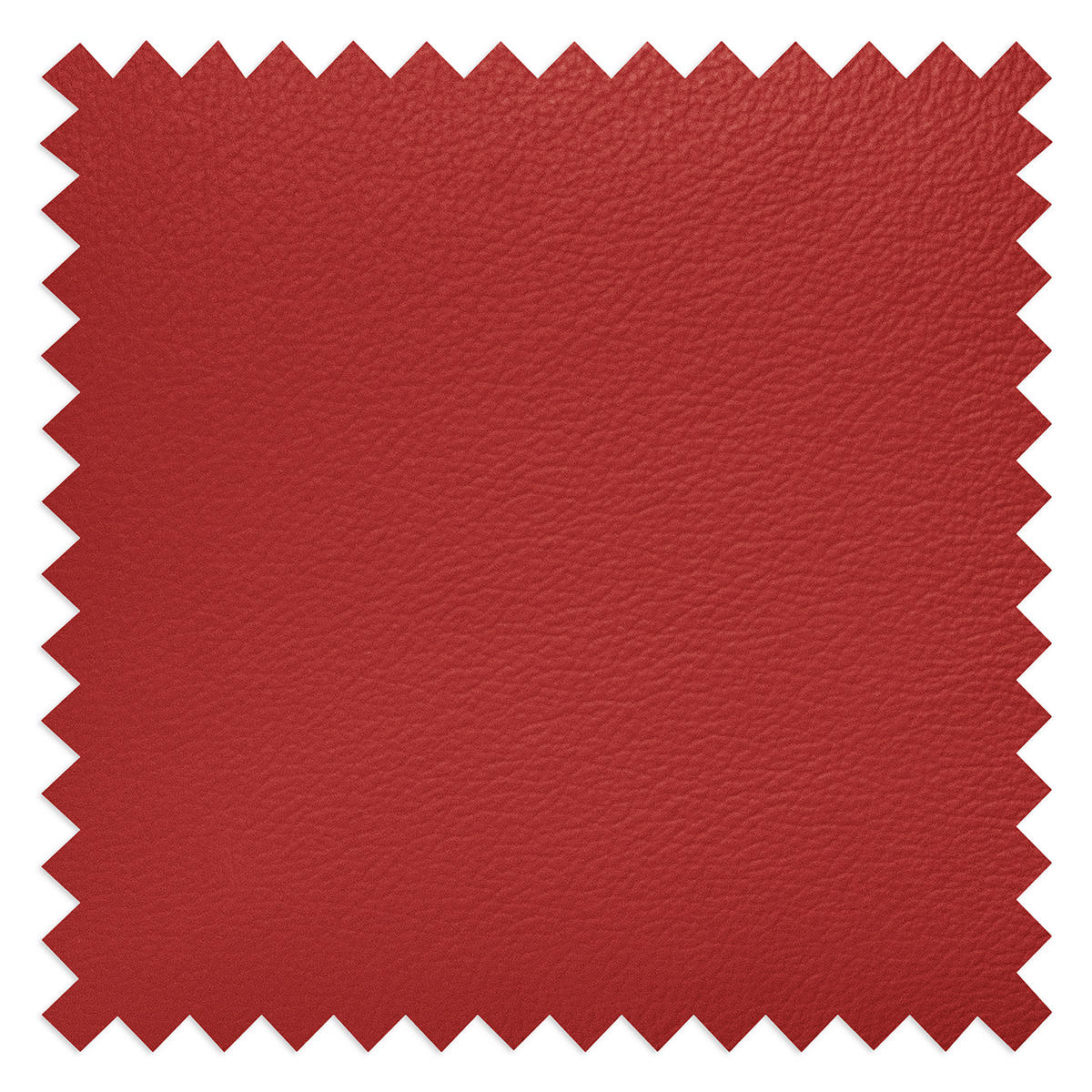 SESSEL in Echtleder Rot  - Rot/Schwarz, Design, Leder/Metall (67/87/74cm) - Livetastic