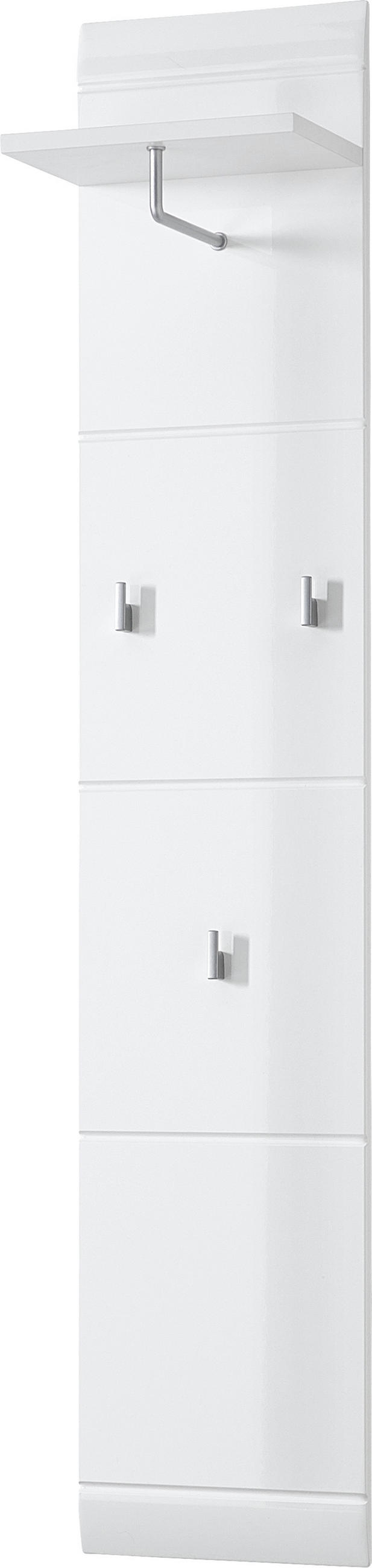 GARDEROBE 3-teilig  in 135/200/36 cm  - Weiss, Design, Holzwerkstoff (135/200/36cm) - Carryhome