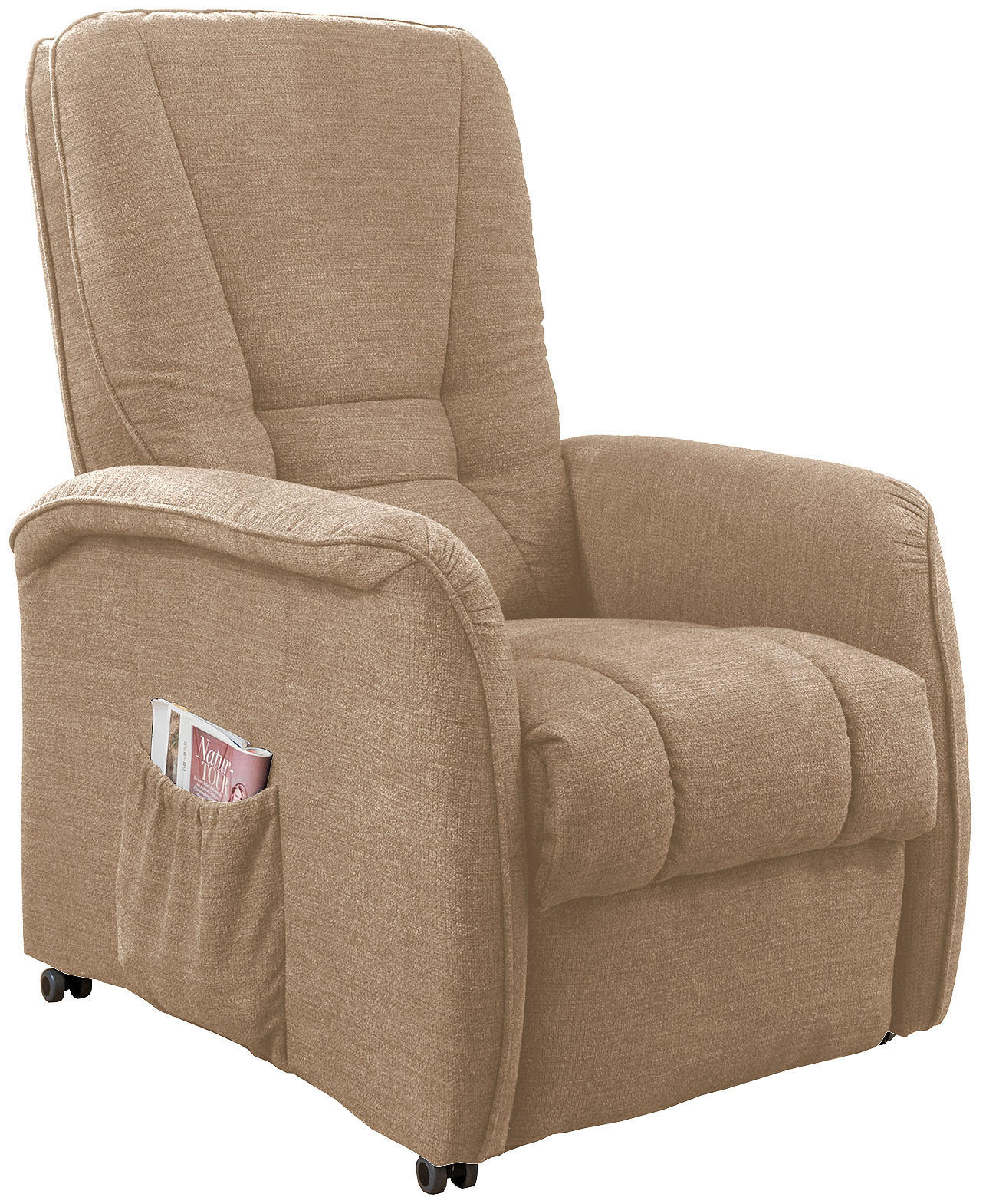 Livetastic Fernsehsessel Hellbraun 77x107x88 cm
