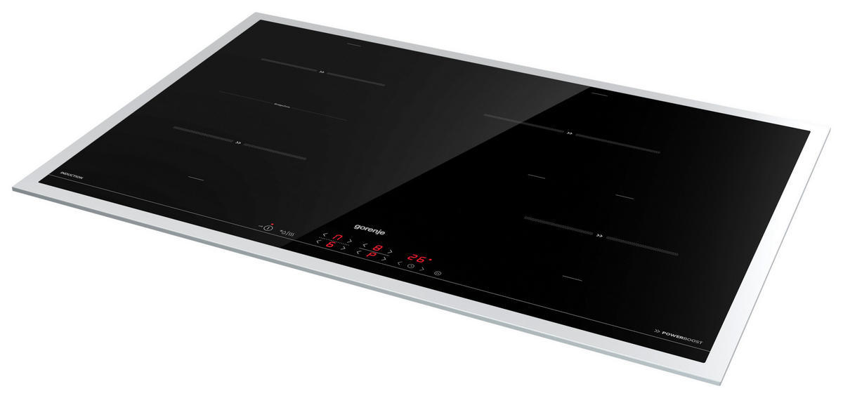 BACKOFENSET Black Pepper SIBL  - Schwarz, Basics, Glas/Metall (59,5/59,5/56,4cm) - Gorenje