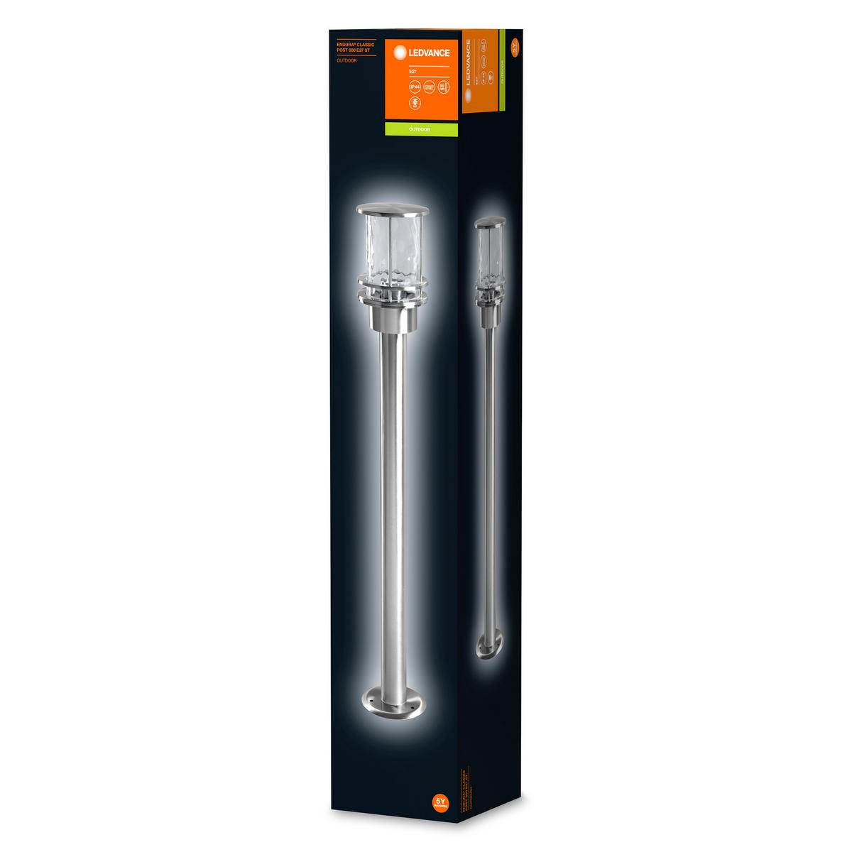 WEGELEUCHTE Endura Classic Post 12,7/80 cm   - Basics, Glas/Metall (12,7/80cm) - Ledvance