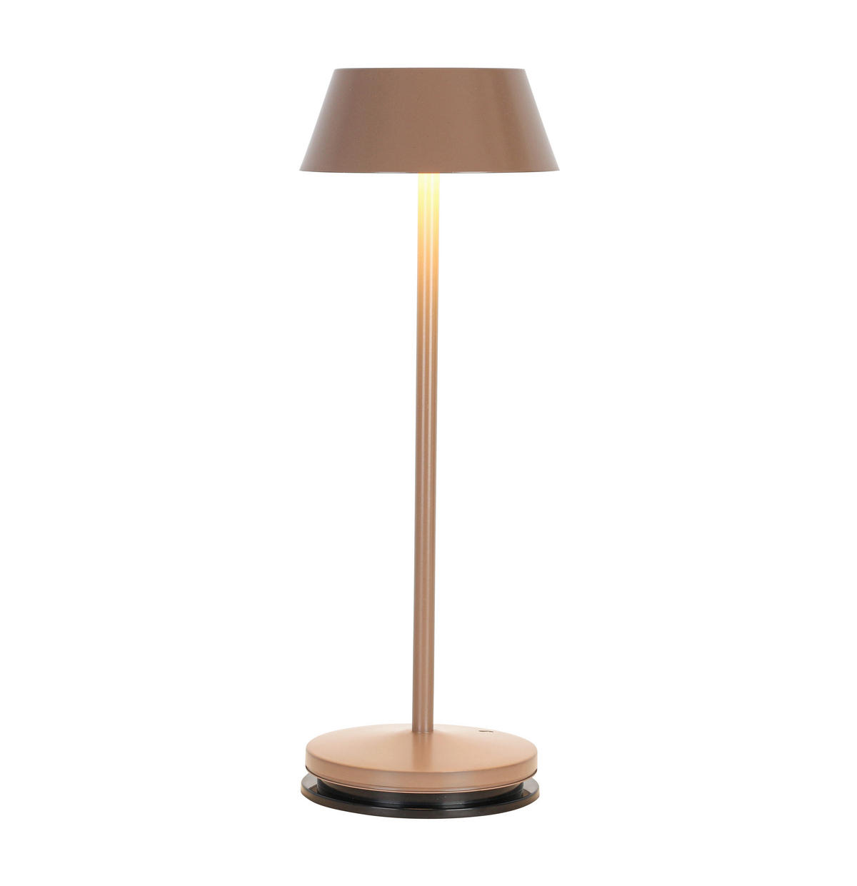 STOLNA PUNJIVA SVJETILJKA  - crna/taupe, Design, metal/plastika (11/30cm) - Dieter Knoll