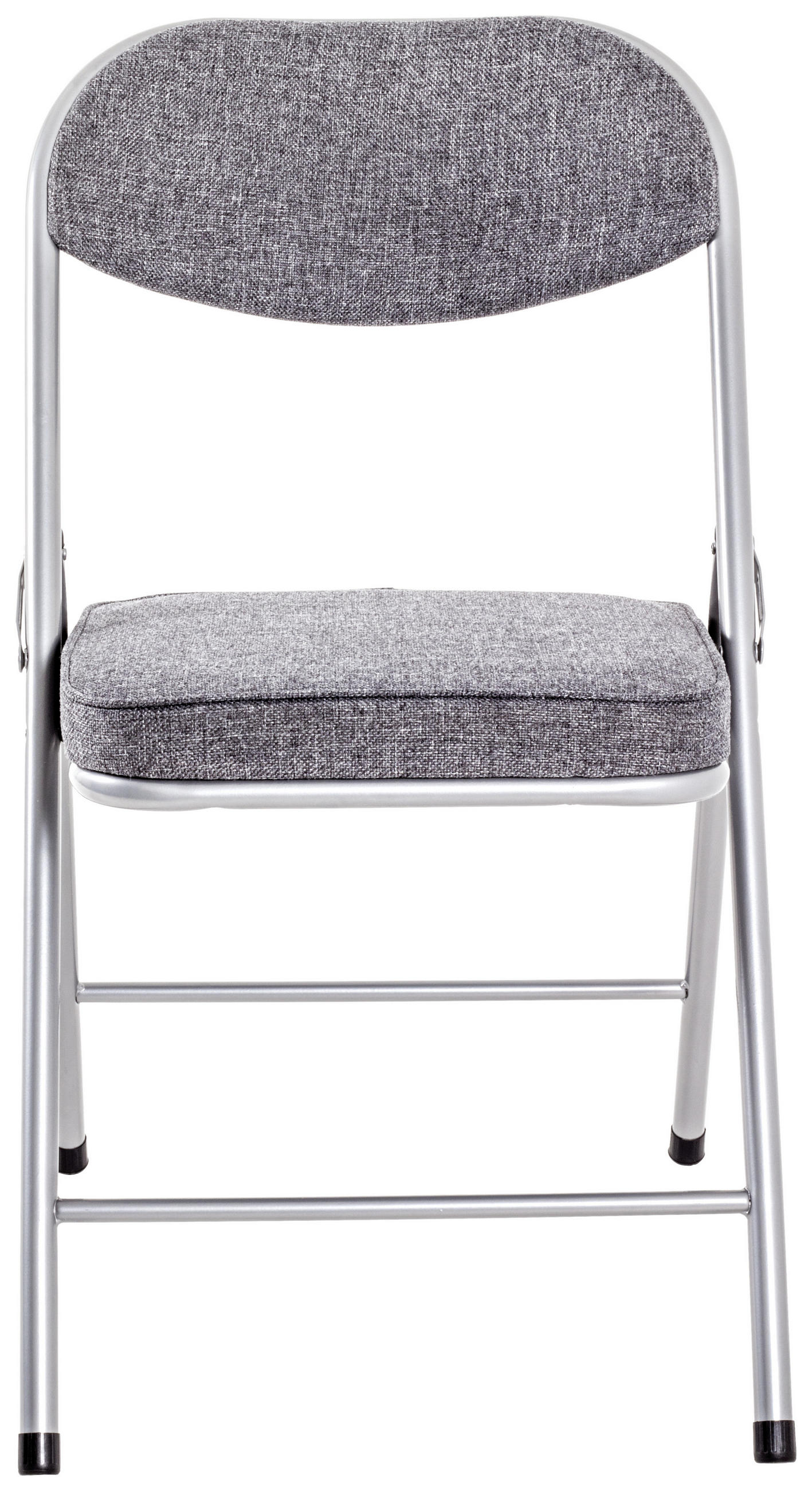 KLAPPSESSEL Grau, Alufarben  - Alufarben/Grau, MODERN, Textil/Metall (47/79/53cm)