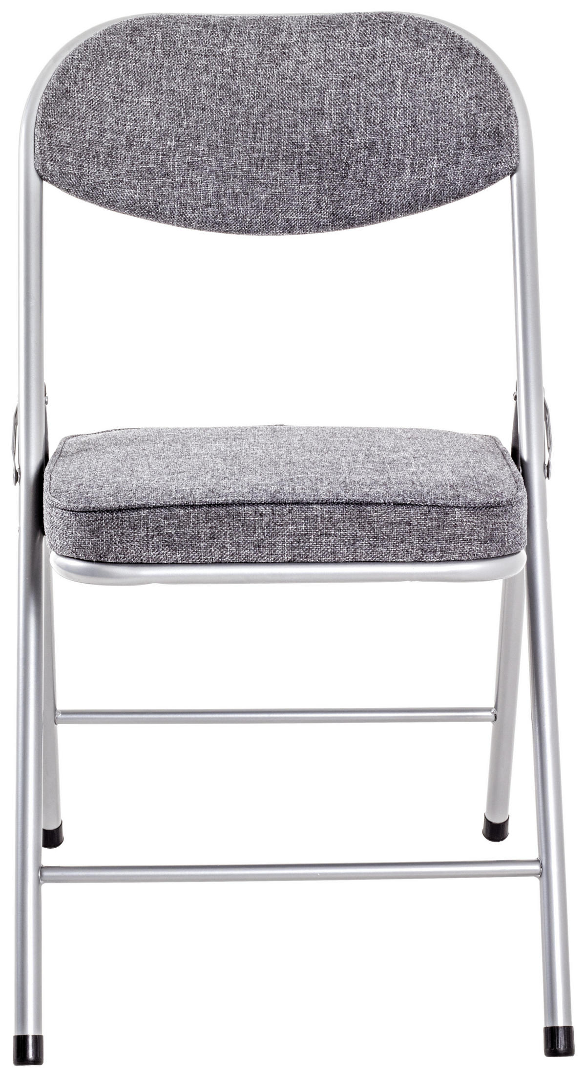 KLAPPSESSEL Grau, Alufarben  - Alufarben/Grau, MODERN, Textil/Metall (47/79/53cm)