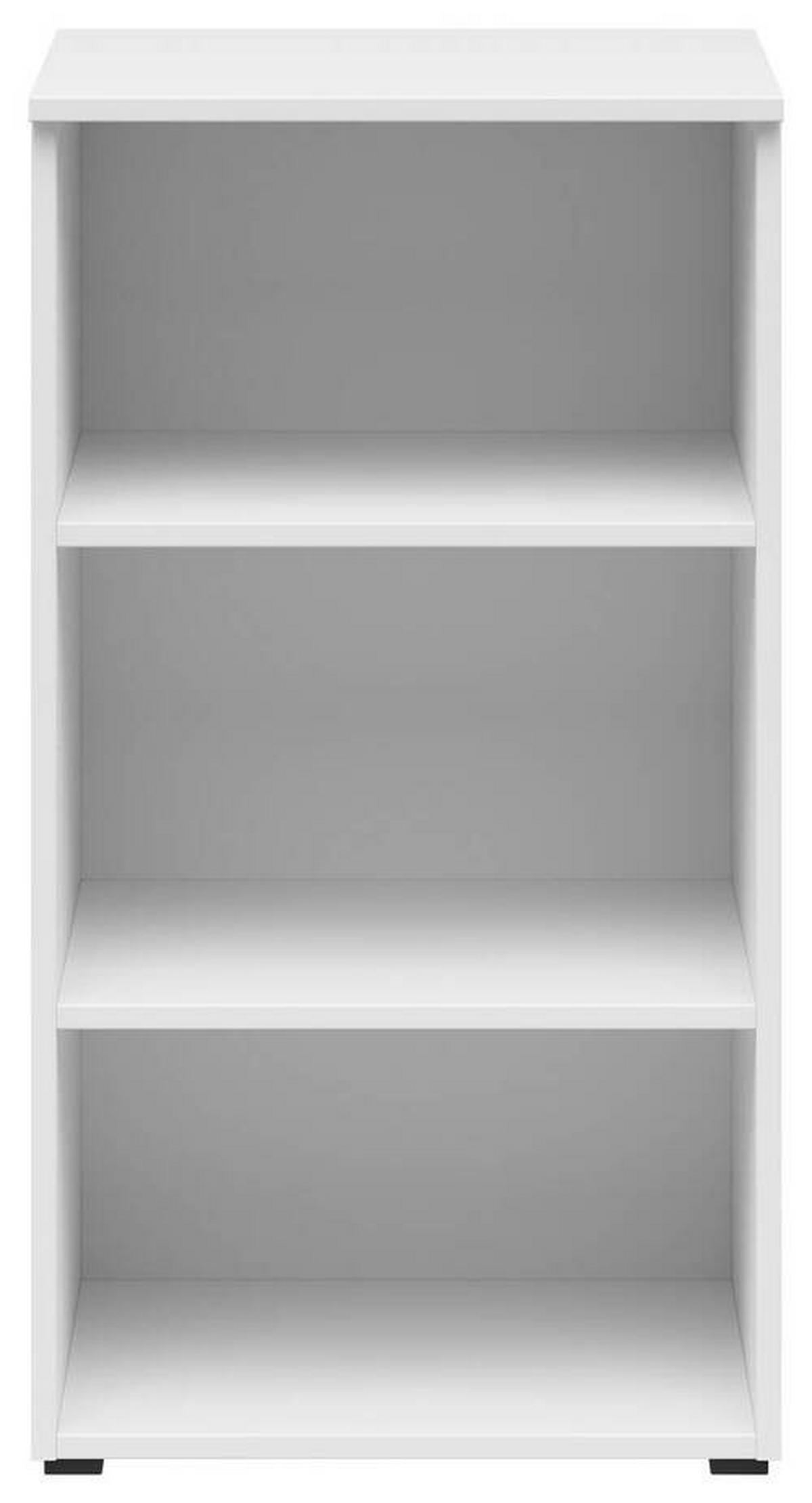 ETAJERĂ  45/83/40 cm alb  - alb/antracit, Modern, plastic/material pe bază de lemn (45/83/40cm)
