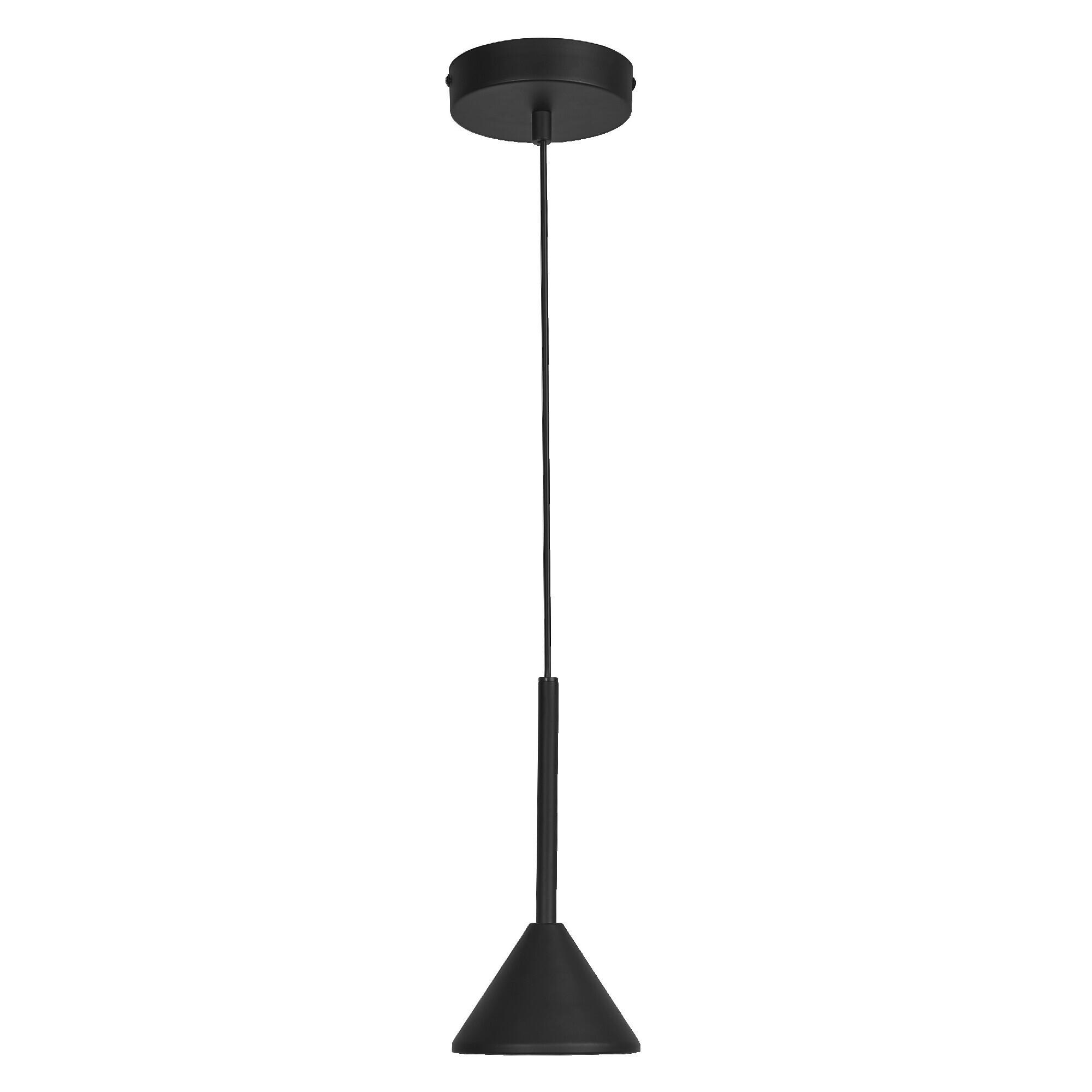 LED-HÄNGELEUCHTE 12/150 cm  - Schwarz, Basics, Metall (12/150cm) - Osram