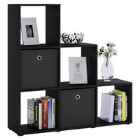RAUMTEILER - Schwarz, KONVENTIONELL, Holzwerkstoff/Kunststoff (107,5/104,5/29cm) - MID.YOU