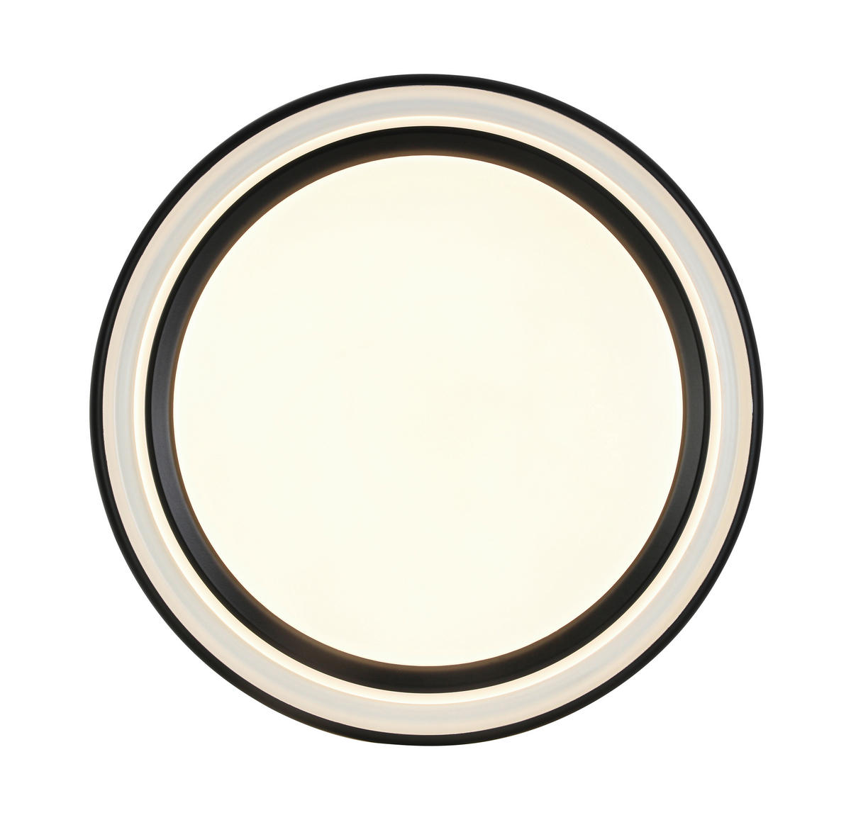 STROPNA LED-SVETILKA   48 W/5400 lm/3000-6500 K/220-240 V/ - črna/bela, Trend, kovina/umetna masa (49/6cm) - Novel