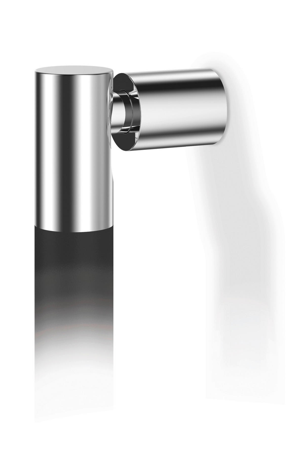 DUSCHABZIEHER - Edelstahlfarben, Basics, Kunststoff/Metall (32/119,5cm) - Zack