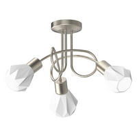 Proiector    - alb/culoare crom, Basics, sticlă/metal (39/24/39cm)