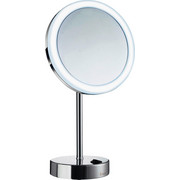 KOSMETIKSPIEGEL 20 cm - Chromfarben, Basics, Glas/Metall (20cm)
