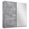 SCHWEBETÜRENSCHRANK in Grau  - Alufarben/Grau, Modern, Holzwerkstoff/Metall (181/230/62cm) - Rauch Möbel