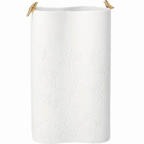 DEKOVASE  - Weiss, Basics, Keramik (18/13/25,6cm)
