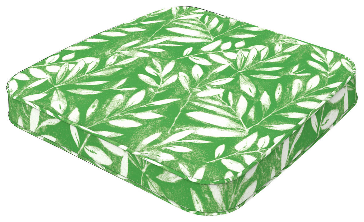 OUTDOORPOUF in  Uni  - Hellgrau, Basics, Textil (45/45cm)