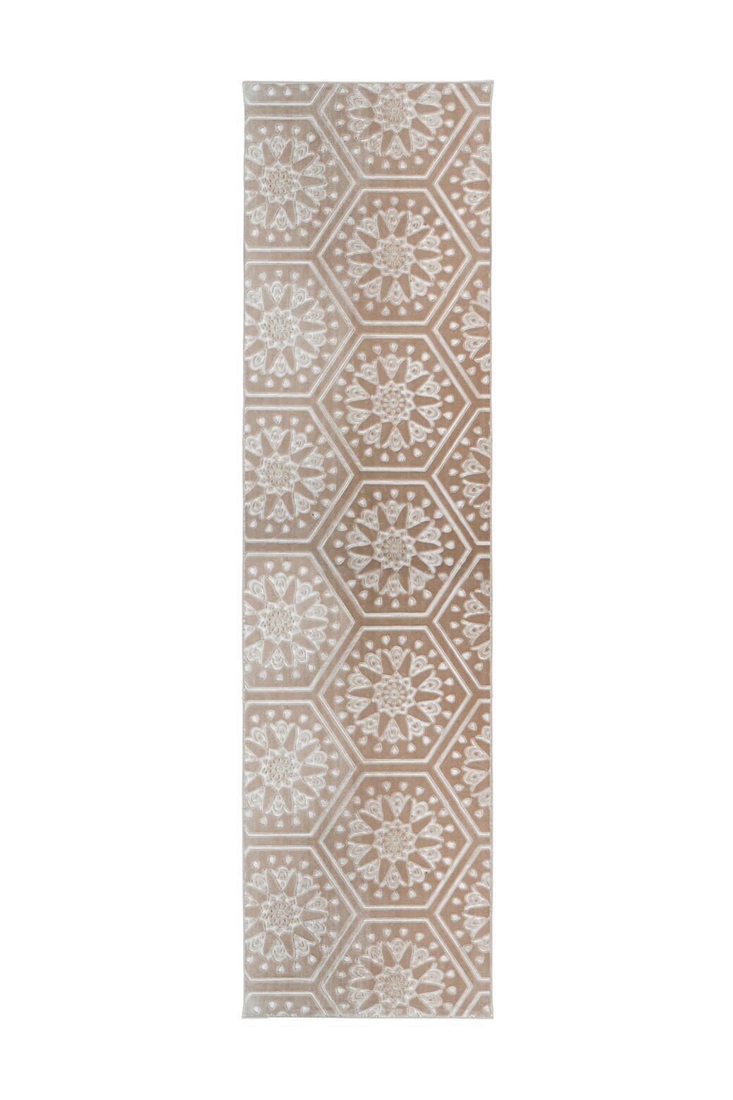 LÄUFER 80/300 cm Monroe 225 Taupe  - Taupe, Konventionell, Kunststoff/Textil (80/300cm)
