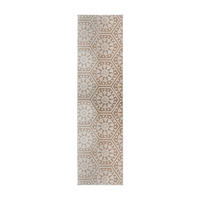 LÄUFER 80/300 cm Monroe 225 Taupe  - Taupe, Konventionell, Kunststoff/Textil (80/300cm)