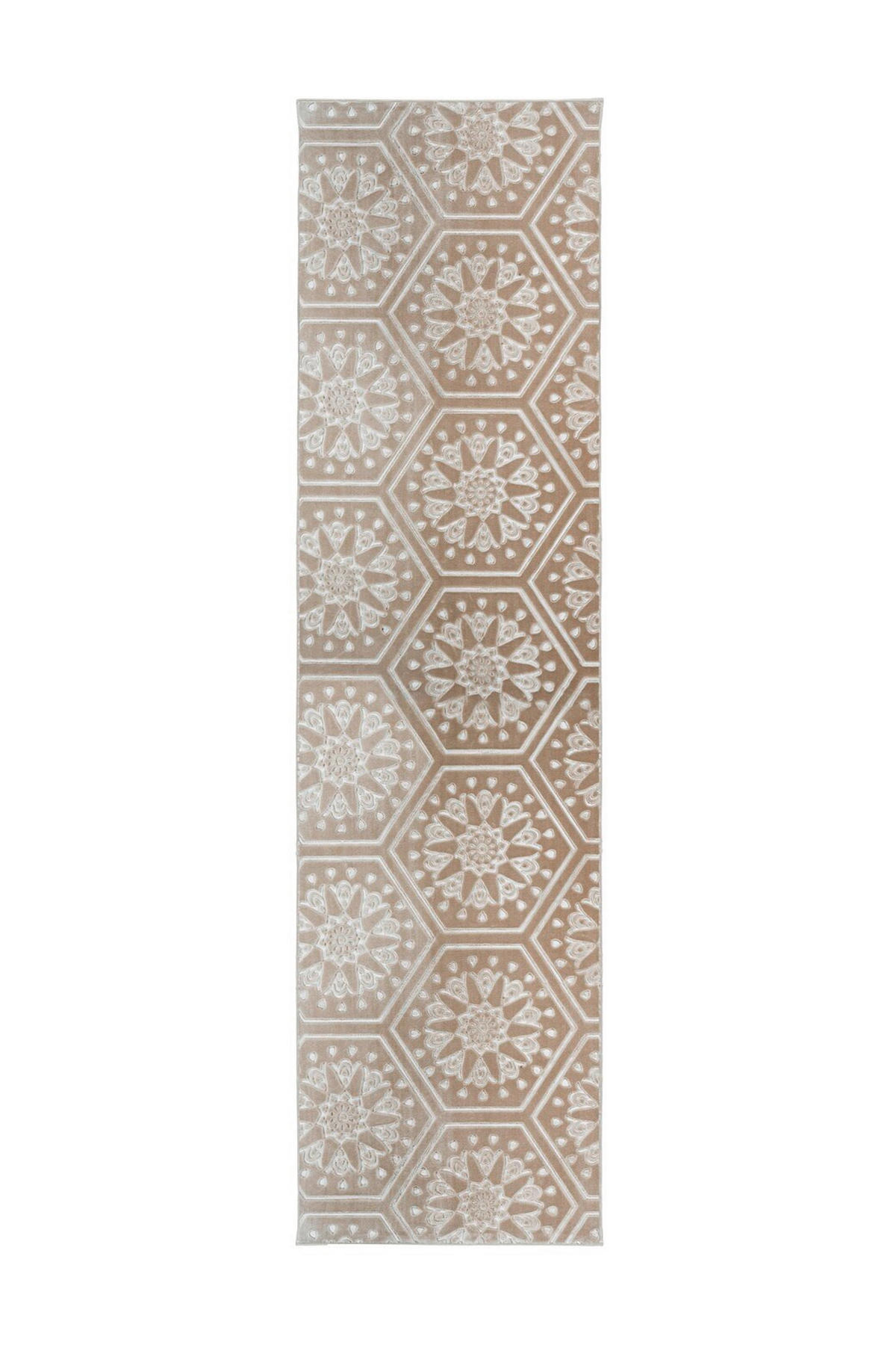 LÄUFER 80/300 cm Monroe 225 Taupe  - Taupe, Konventionell, Kunststoff/Textil (80/300cm)