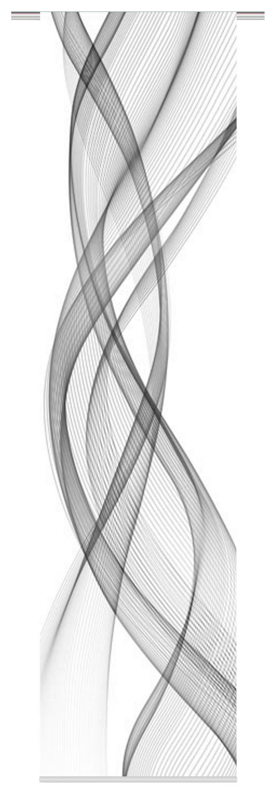 FLÄCHENVORHANG FERROLA in Grau  - Grau, Basics, Textil (60/245cm)