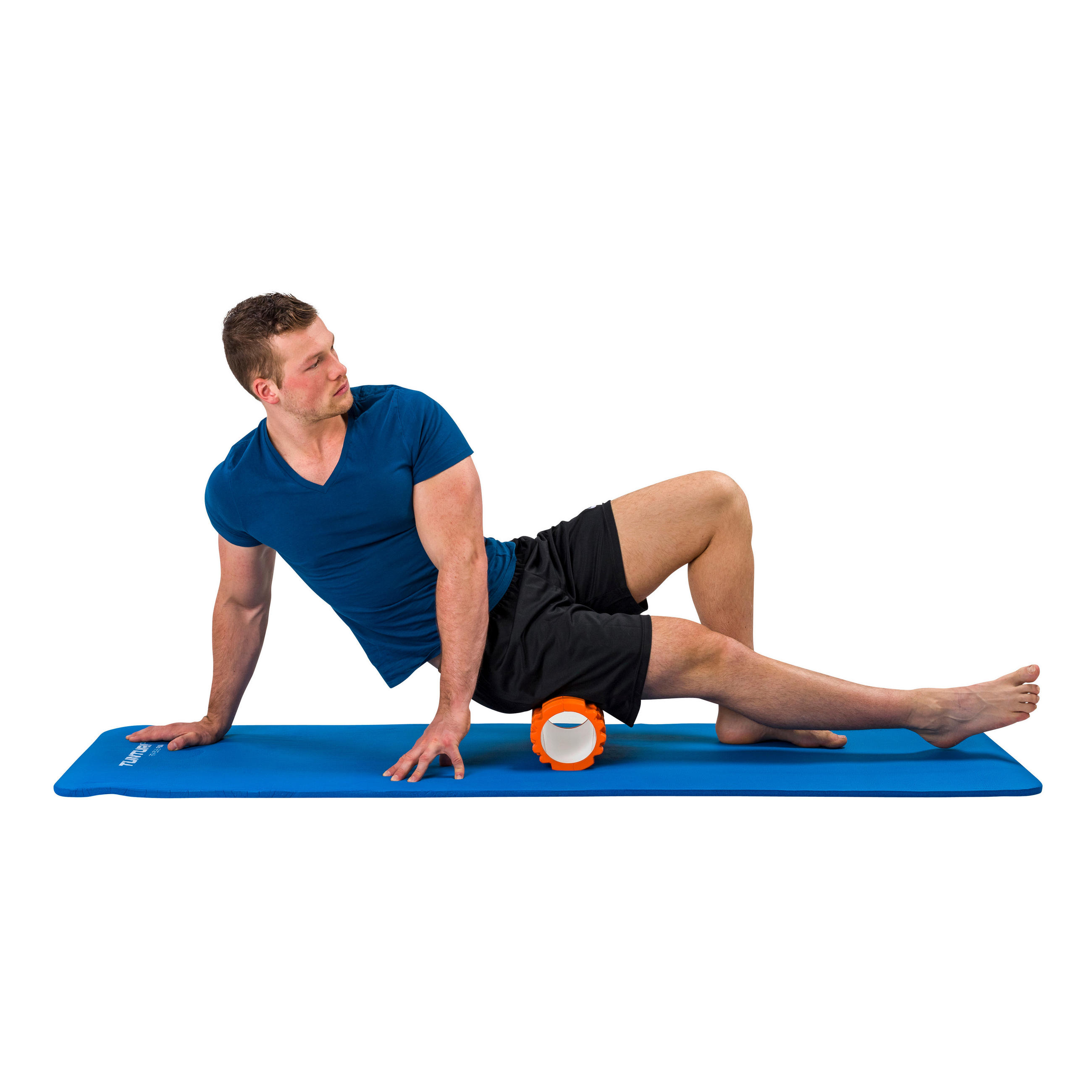 FITNESSMATTE - Blau, KONVENTIONELL, Kunststoff (180/60/1,5cm)