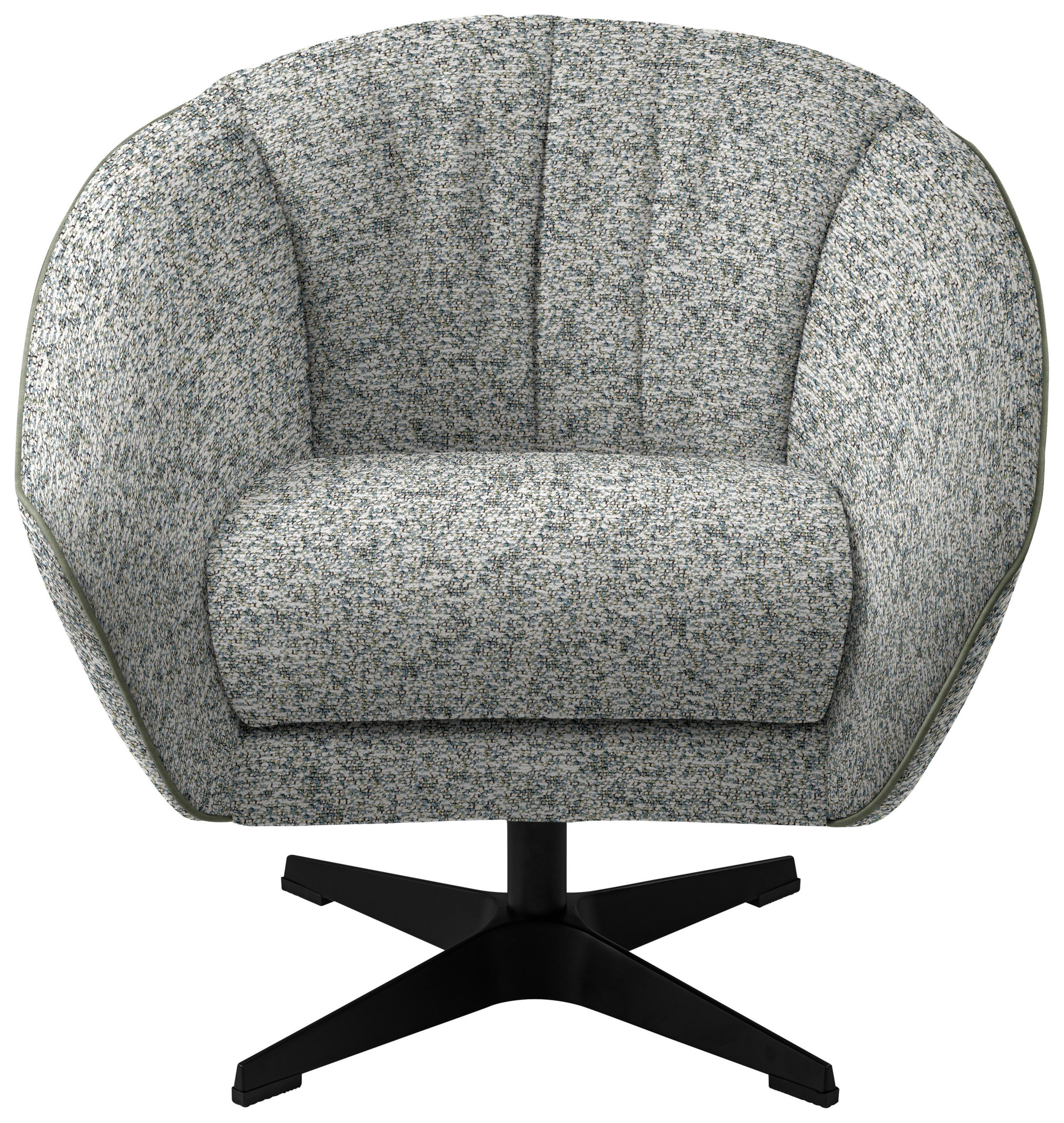FÅTÖLJ i textil mintgrön  - mintgrön/svart, Design, metall/textil (80/78/80cm) - MID.YOU
