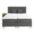 BOXSPRINGBETT 180/210 cm in Anthrazit - Anthrazit/Alufarben, KONVENTIONELL, Textil/Metall (180/210cm) - Jensen BOXSPRINGBETT 180/210 cm in Anthrazit - Anthrazit/Alufarben, KONVENTIONELL, Textil/Metall (180/210cm) - Jensen