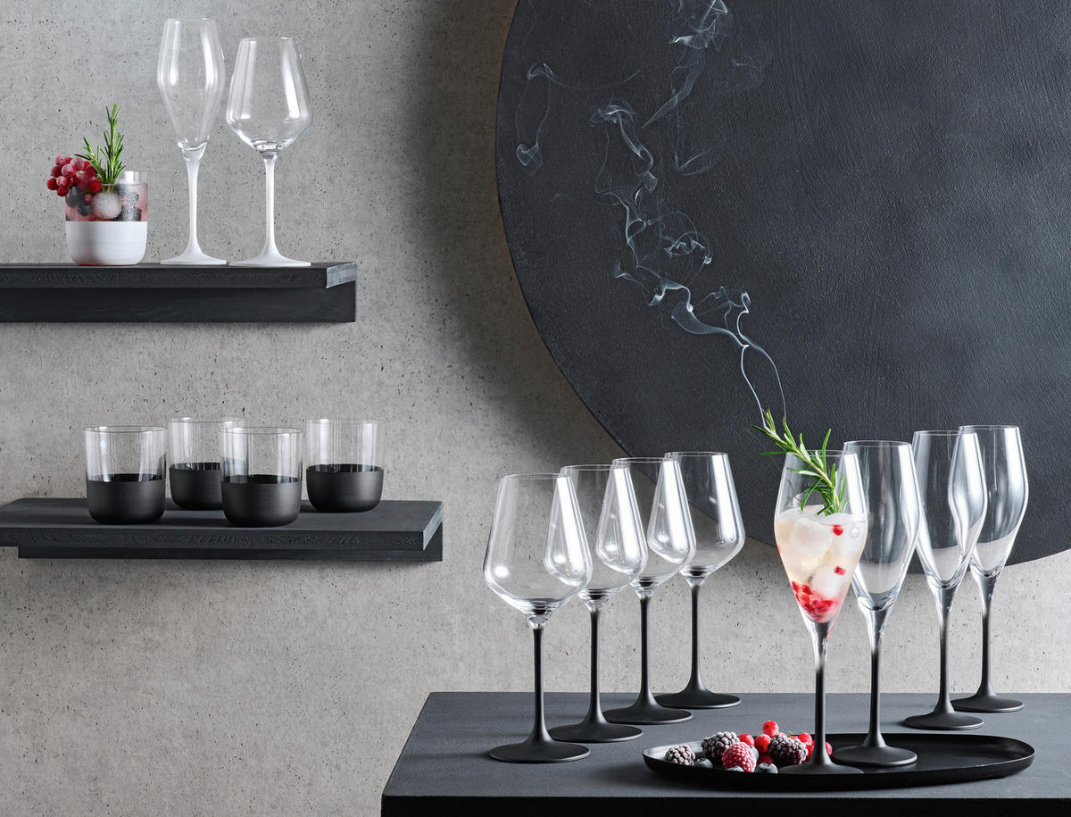 GLÄSERSET Manufacture Rock  4-teilig  - Klar, Design, Glas (260ml) - Villeroy & Boch