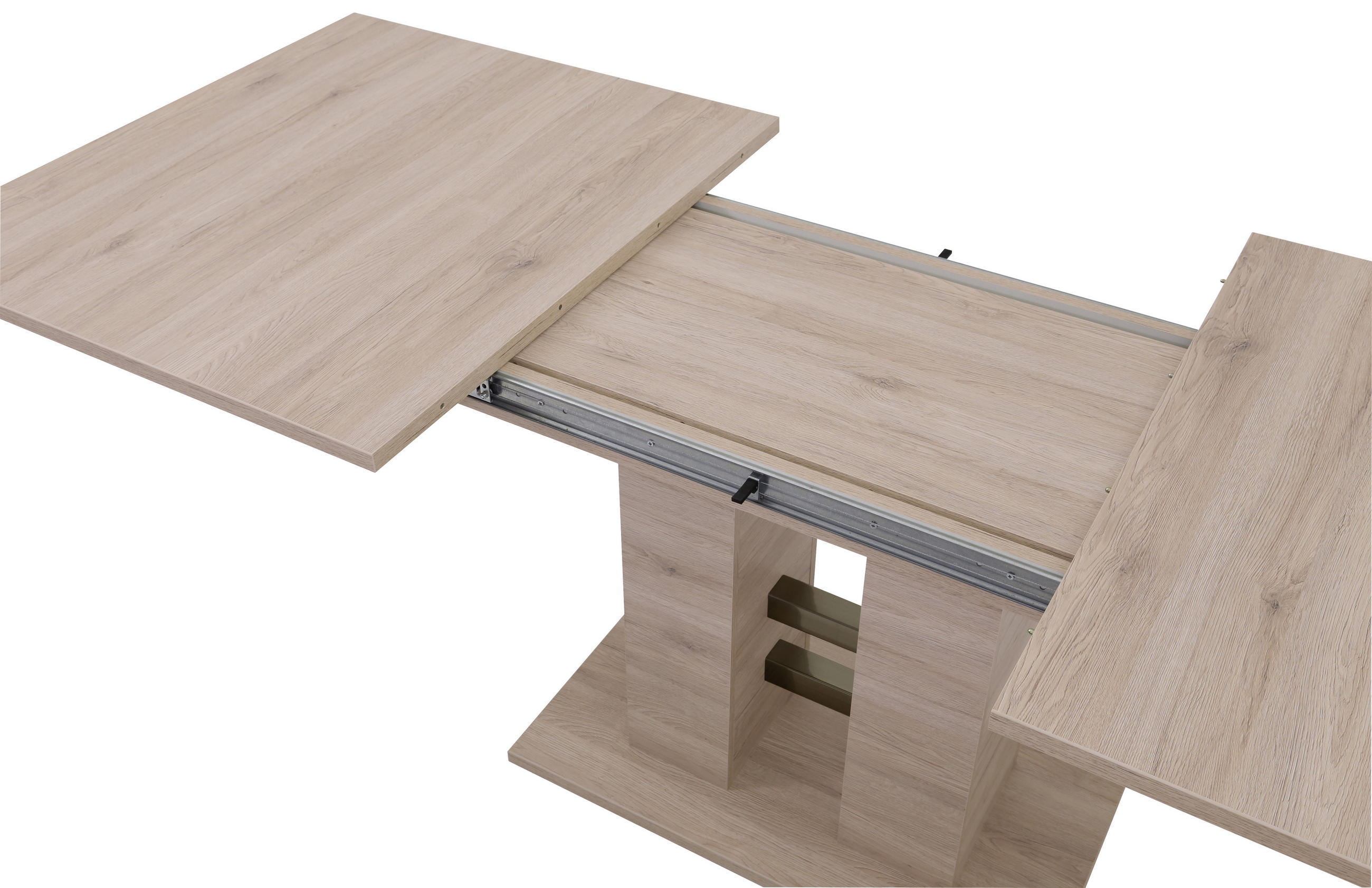 ESSTISCH Sonoma Eiche rechteckig  ausziehbar  - Eichefarben/Sonoma Eiche, MODERN, Holzwerkstoff (140-220/90/76cm) - Carryhome