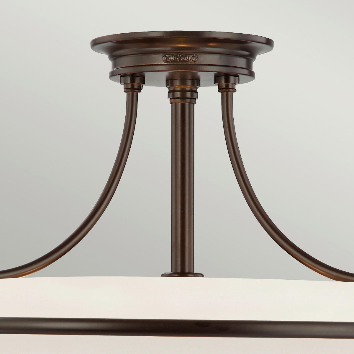 DECKENLEUCHTE  53.3/35.6 cm    - Dunkelbraun/Bronzefarben, Natur, Glas/Metall (53.3/35.6cm) - Elstead Lighting