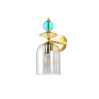 WANDLEUCHTE Tropea  32.5/13/17.5 cm  - Grau, Design, Glas (32.5/13/17.5cm)