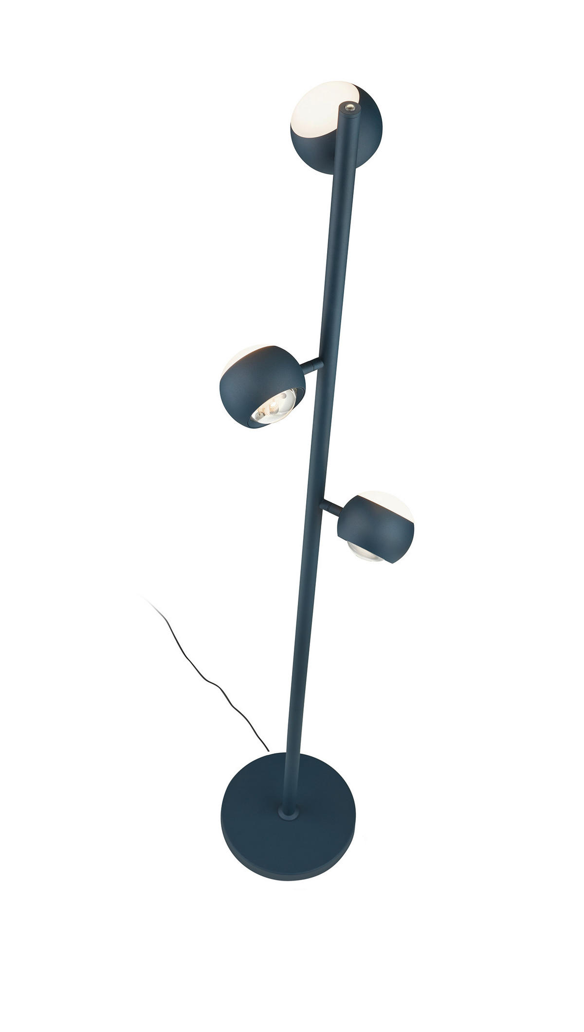 LED-STEHLEUCHTE Cannon 25/150 cm   - Blau, KONVENTIONELL, Metall (25/150cm) - Musterring