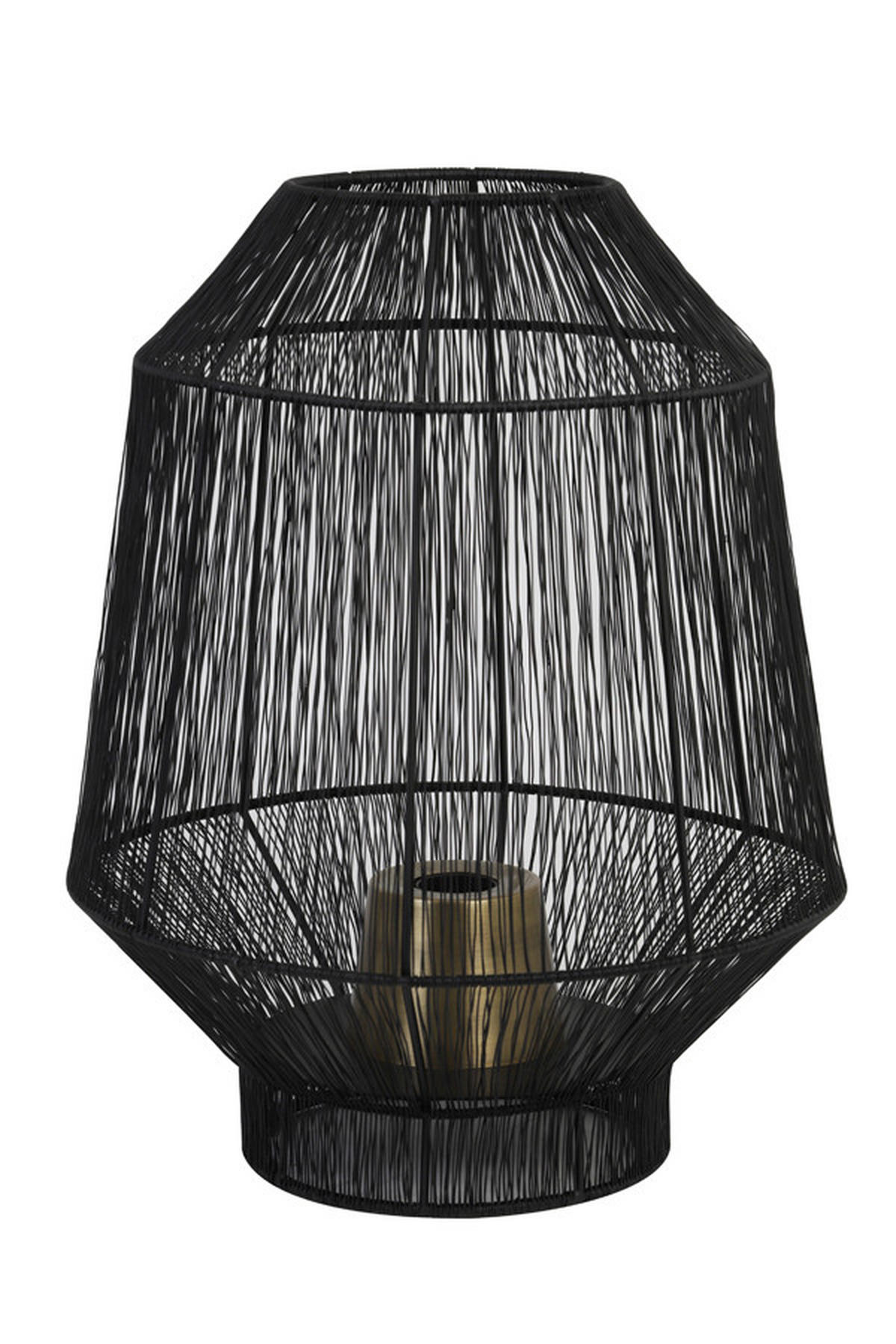 TISCHLEUCHTE - Schwarz, Trend, Metall (37/46cm) - Light & Living