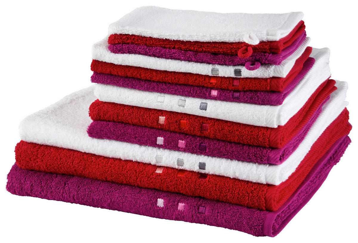 WASCHLAPPEN QUATTRO Weiss  - Weiss, Konventionell, Textil (16/22cm) - Esposa