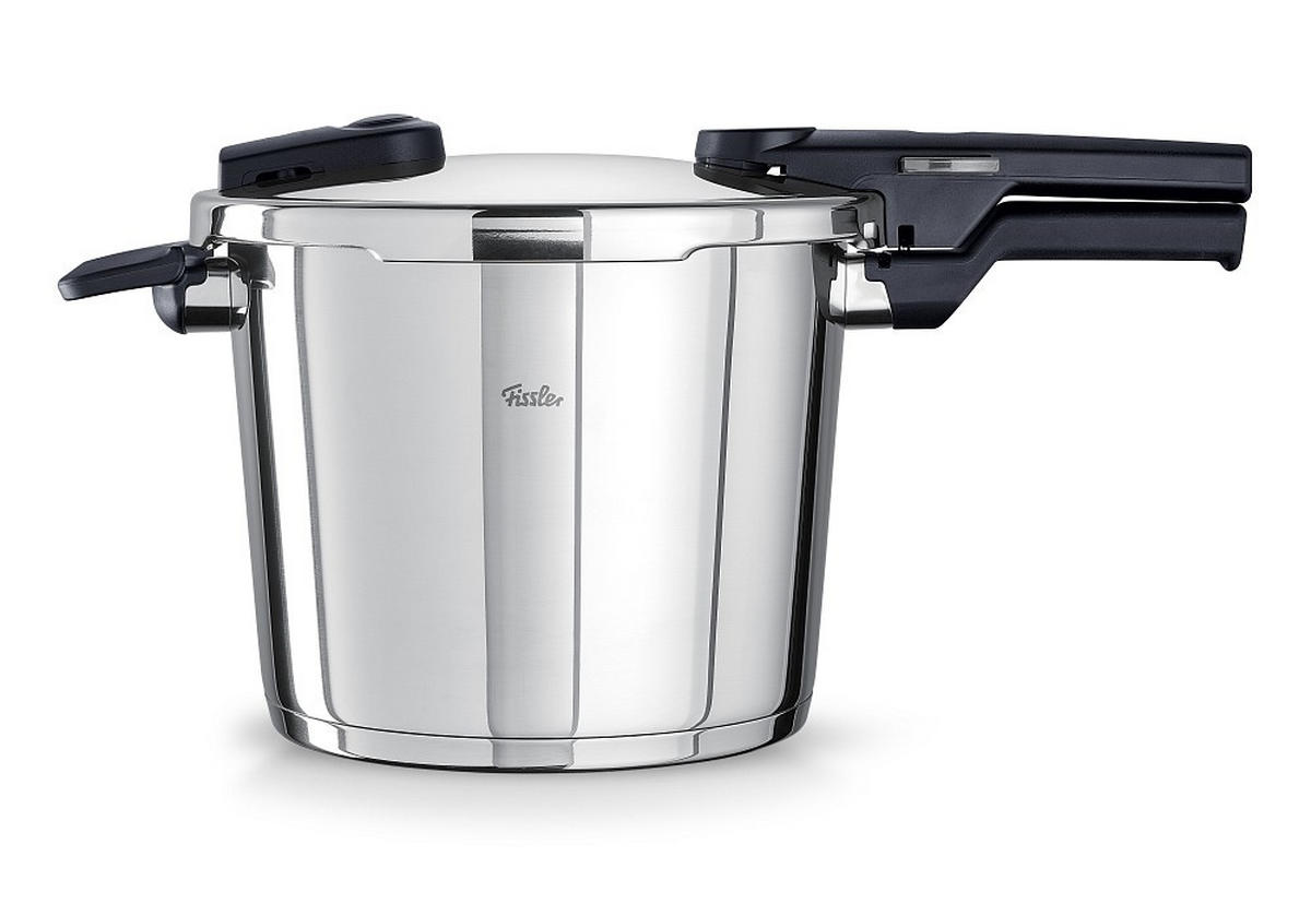 SCHNELLKOCHTOPF VITAQUICK GLOSSY® Poliert 4.5 L  - Silberfarben, Basics, Metall (4,5l) - Fissler