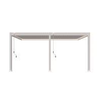 PERGOLA 530/255/360 cm Aluminium  - Weiß, Basics, Metall (530/255/360cm) - Gardenson