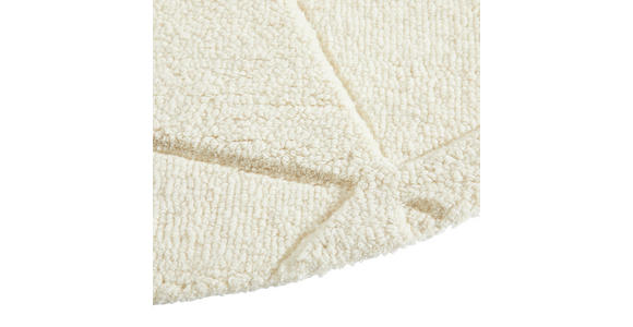 WOLLTEPPICH 120 cm Weiß rechteckig  - Weiß, Design, Textil (120cm) - Linea Natura