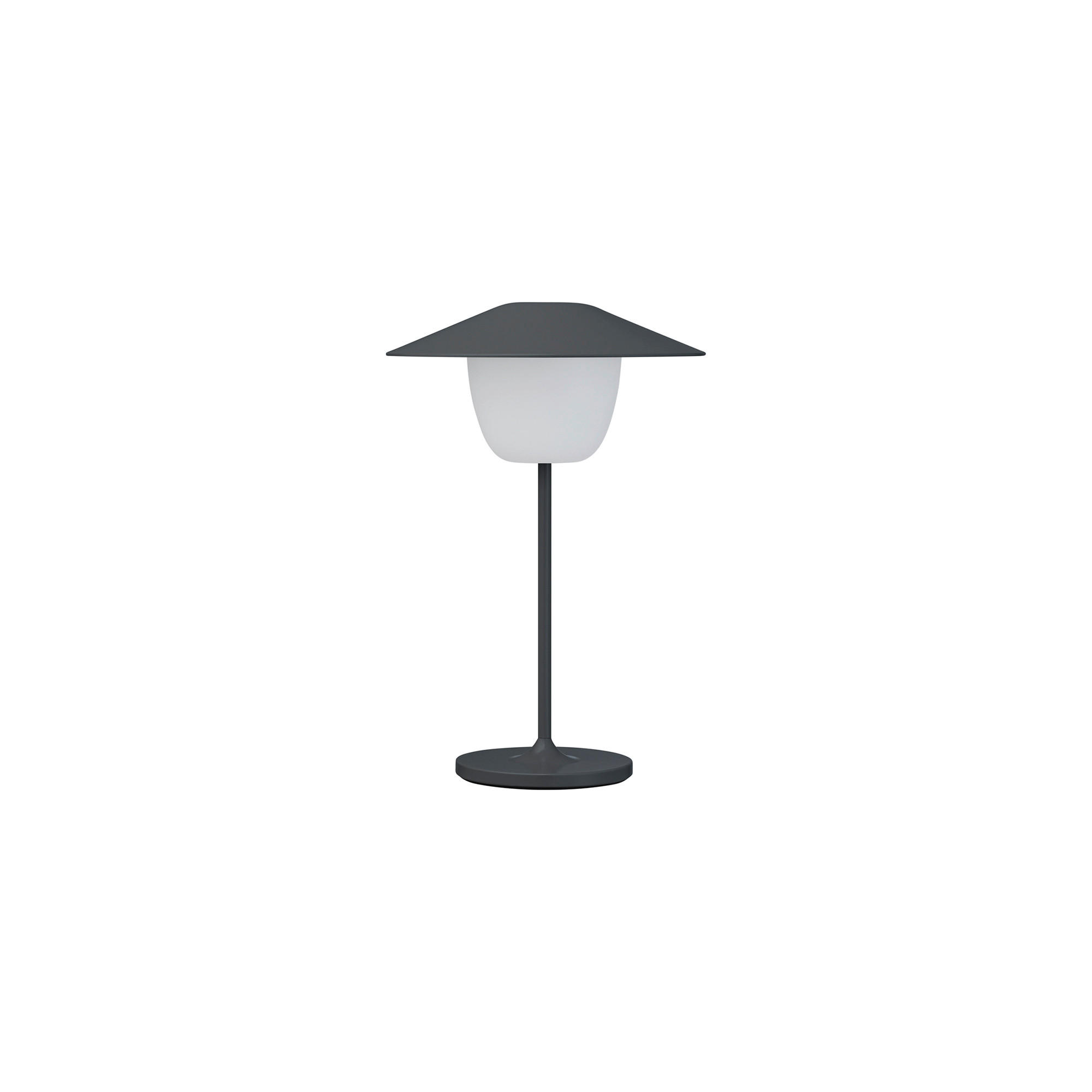LED-LATERNE - Dunkelgrau, KONVENTIONELL, Metall (18/25,5cm) - Blomus