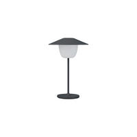 LED-LATERNE - Dunkelgrau, KONVENTIONELL, Metall (18/25,5cm) - Blomus
