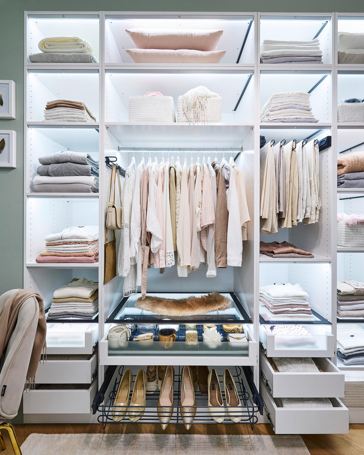 KORPUS ORMARA ZA ODJEĆU  bijela  91/242/57 cm    - bijela, Konvencionalno, drvni materijal (91/242/57cm) - Hom`in