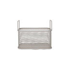 AUFBEWAHRUNGSKÖRBCHEN    19,5/12,5/15,5 cm  - Hellgrau, Basics, Metall (19,5/12,5/15,5cm) - Ambia Home