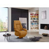 RELAXSESSEL Echtleder    - Chromfarben/Currygelb, KONVENTIONELL, Leder/Metall (74/111/77cm) - Sit & More