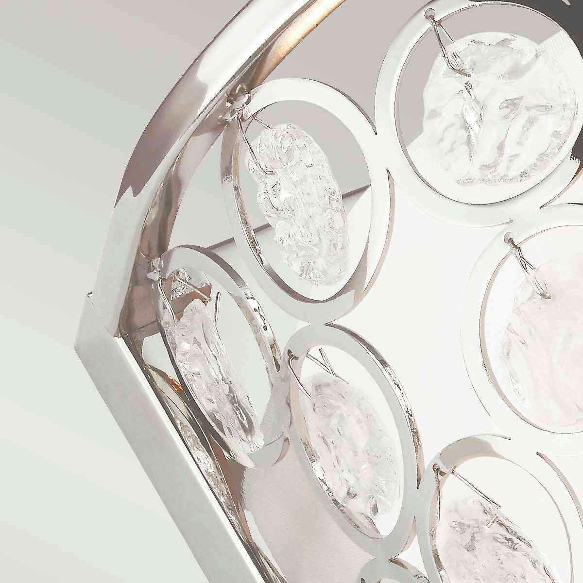 WANDLEUCHTE - Nickelfarben, Konventionell, Metall (19.1/33/15.2cm) - Elstead Lighting