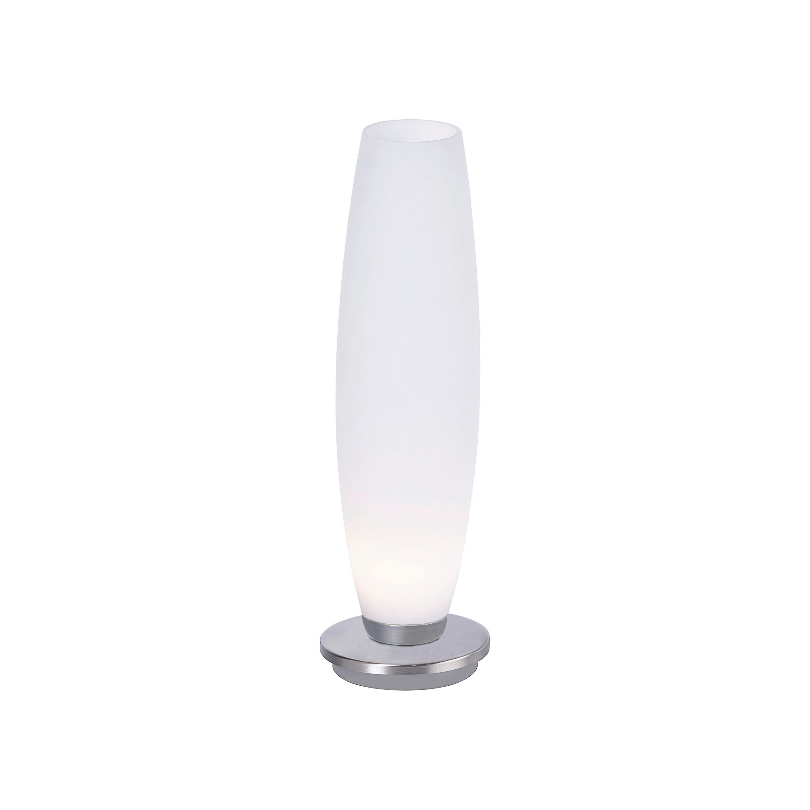 LED-TISCHLEUCHTE Tyra 11/11/34 cm   - Weiß/Nickelfarben, KONVENTIONELL, Glas/Metall (11/11/34cm) - Paul Neuhaus