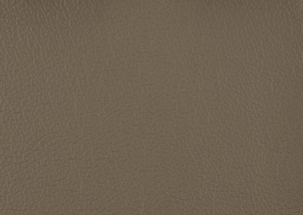 ECKSOFA  in Echtleder Graubraun  235/248 cm  - Graubraun/Alufarben, Design, Leder/Metall (235/248cm) - Beldomo Premium