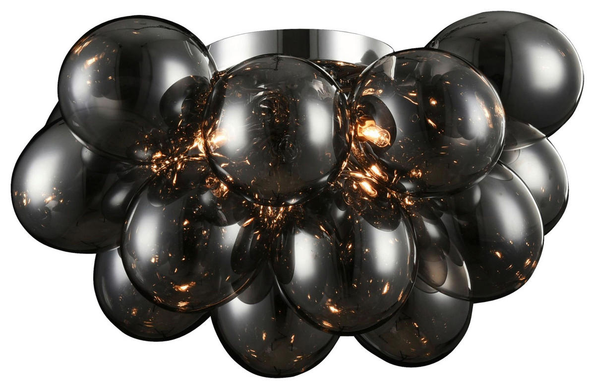 DECKENLEUCHTE 28 W     - Nickelfarben, Basics, Glas/Metall (50/29,5/50cm) - MAYTONI