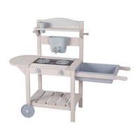 MATSCHKÜCHE - Grau, Basics, Holz/Kunststoff (114/89/37cm) - Roba