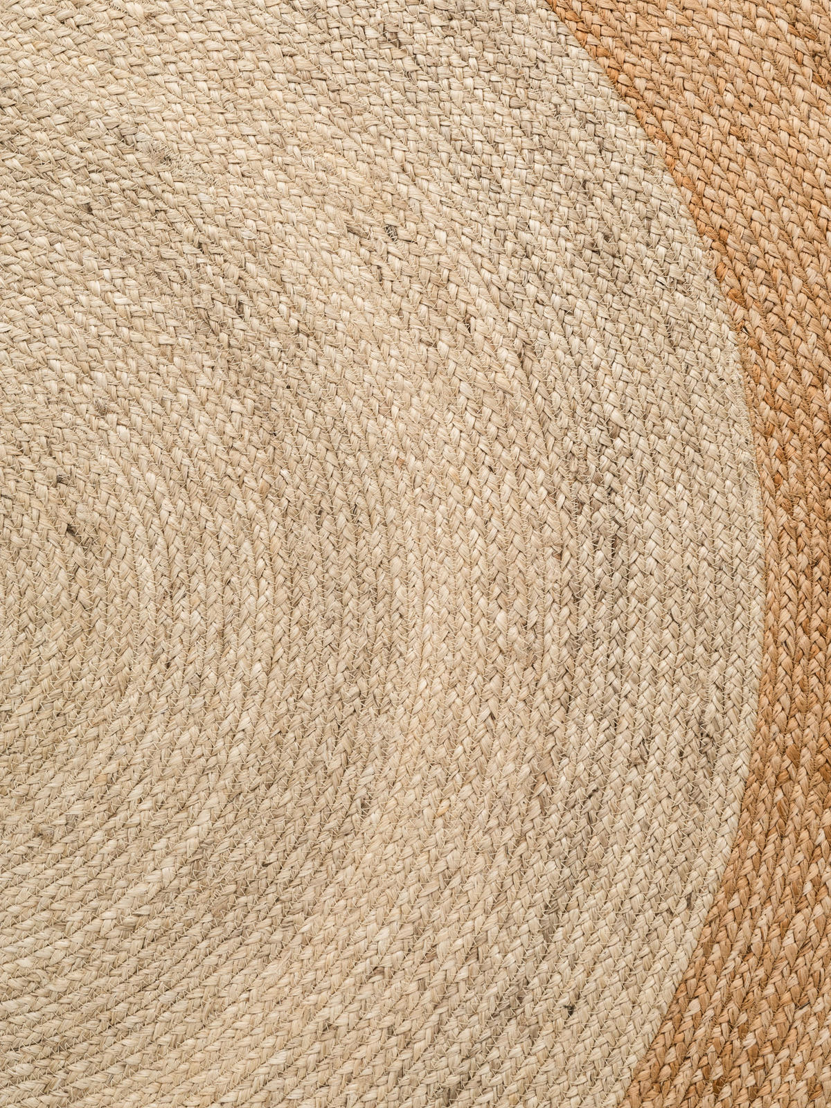 JUTETEPPICH 100 cm Jutta Creme, Goldfarben  - Goldfarben/Creme, Basics, Textil (100cm)