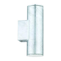 AUßENWANDLEUCHTE 6,5/20 cm  - Zinkfarben, Design, Metall (6,5/20cm) - Eglo