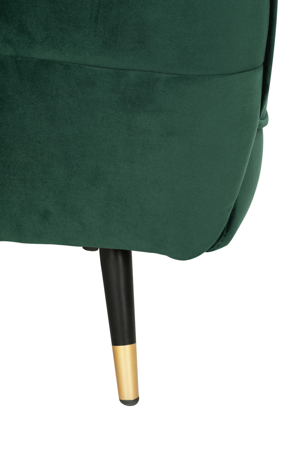 SJEDEĆA GARNITURA tekstil  zelena   - zelena/zlatne boje, Design, tekstil/metal - Livetastic