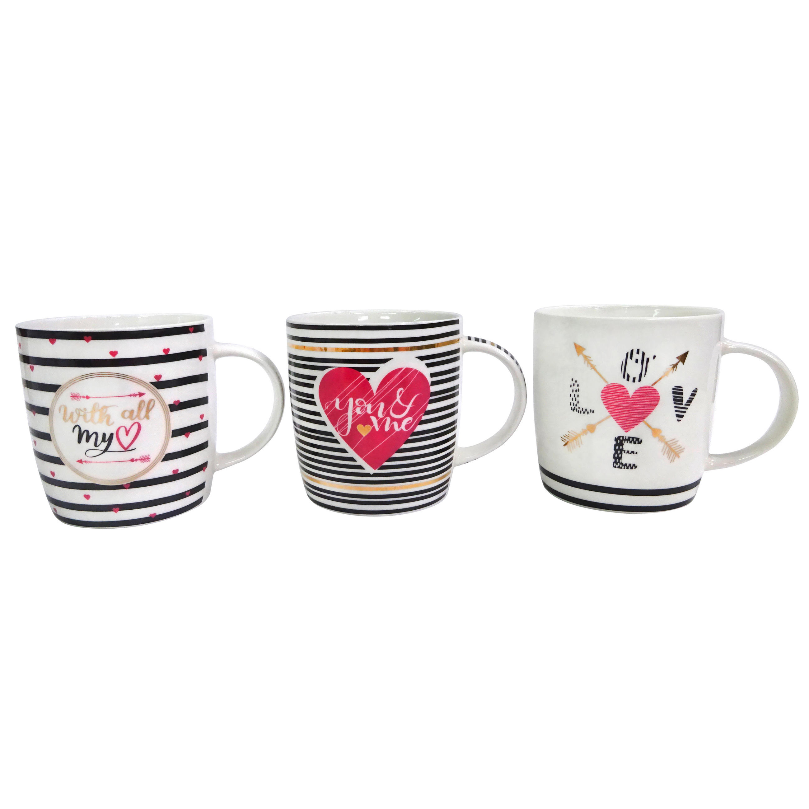 ŠOLJA ZA KAFU   320 ml  - pink/bela, Osnovno, keramika (320ml) - Ritzenhoff Breker