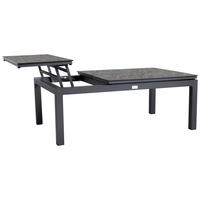 LOUNGETISCH  - Grau, Basics, Kunststoff/Metall (120/79/42-62cm) - Tierra Outdoor